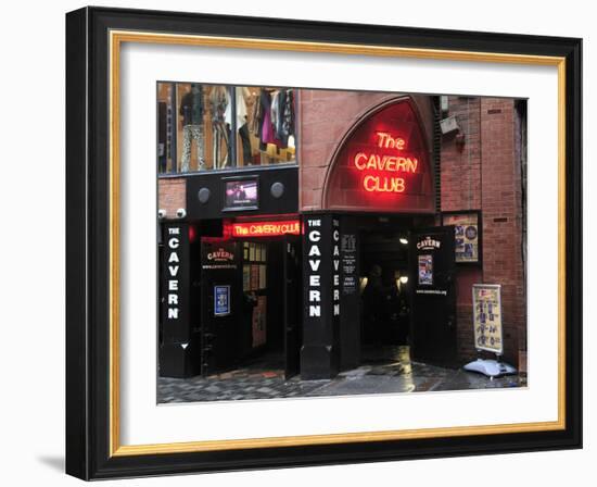 Cavern Club, Mathew Street, Liverpool, Merseyside, England, United Kingdom, Europe-Wendy Connett-Framed Photographic Print