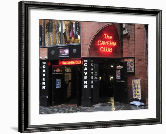 Cavern Club, Mathew Street, Liverpool, Merseyside, England, United Kingdom, Europe-Wendy Connett-Framed Photographic Print