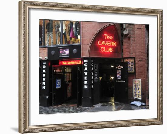 Cavern Club, Mathew Street, Liverpool, Merseyside, England, United Kingdom, Europe-Wendy Connett-Framed Photographic Print