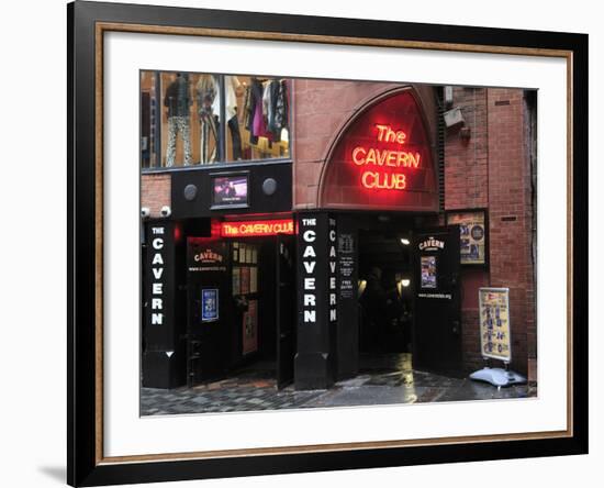 Cavern Club, Mathew Street, Liverpool, Merseyside, England, United Kingdom, Europe-Wendy Connett-Framed Photographic Print