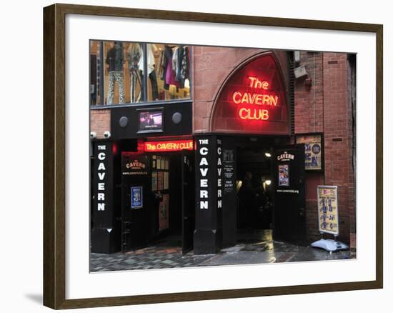 Cavern Club, Mathew Street, Liverpool, Merseyside, England, United Kingdom, Europe-Wendy Connett-Framed Photographic Print