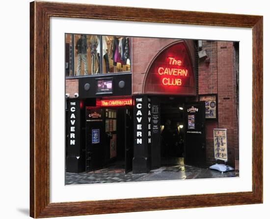 Cavern Club, Mathew Street, Liverpool, Merseyside, England, United Kingdom, Europe-Wendy Connett-Framed Photographic Print