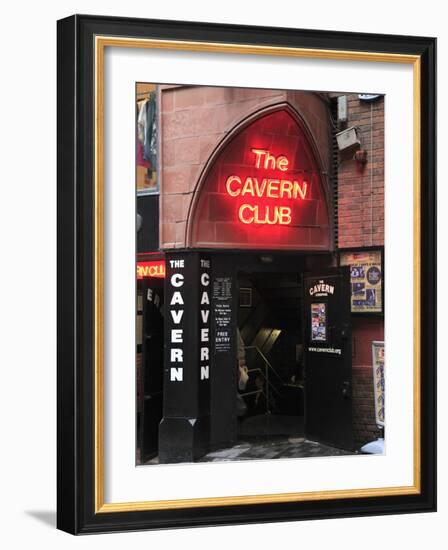 Cavern Club, Mathew Street, Liverpool, Merseyside, England, United Kingdom, Europe-Wendy Connett-Framed Photographic Print