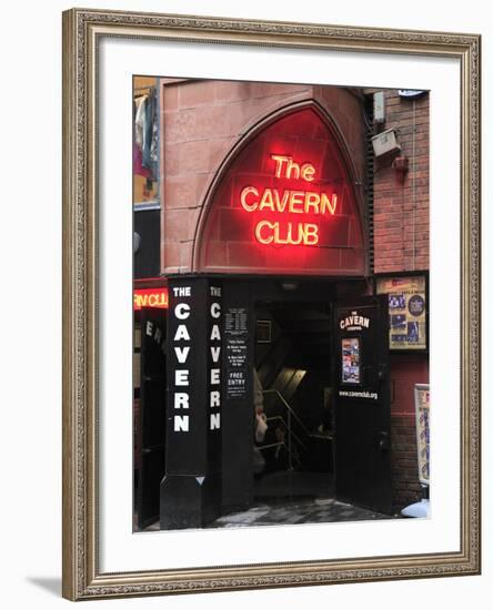 Cavern Club, Mathew Street, Liverpool, Merseyside, England, United Kingdom, Europe-Wendy Connett-Framed Photographic Print