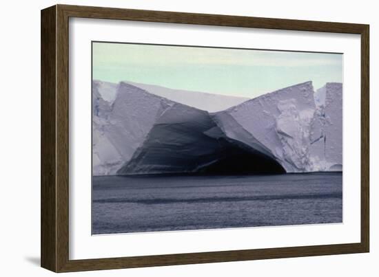 Caves In the Ross Ice Shelf, Antartica-Doug Allan-Framed Photographic Print