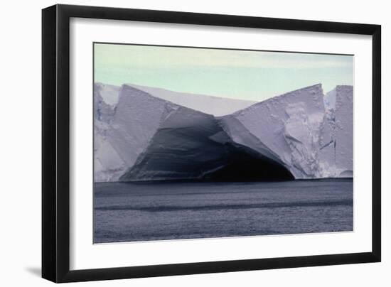 Caves In the Ross Ice Shelf, Antartica-Doug Allan-Framed Photographic Print