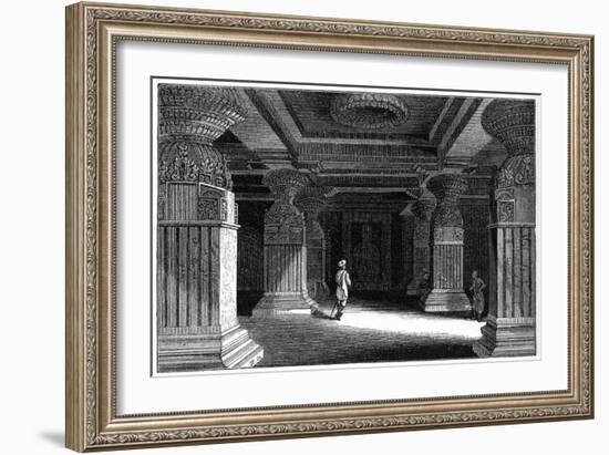 Caves of Ellora, India, 1847-Robinson-Framed Giclee Print