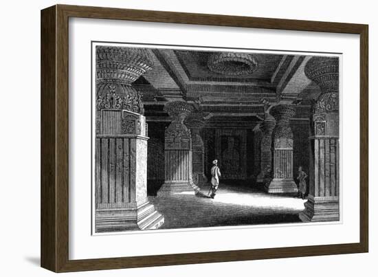 Caves of Ellora, India, 1847-Robinson-Framed Giclee Print