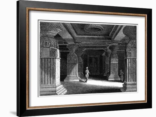 Caves of Ellora, India, 1847-Robinson-Framed Giclee Print