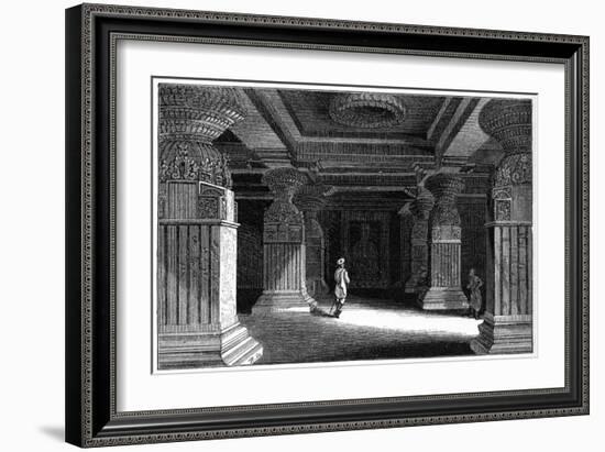 Caves of Ellora, India, 1847-Robinson-Framed Giclee Print