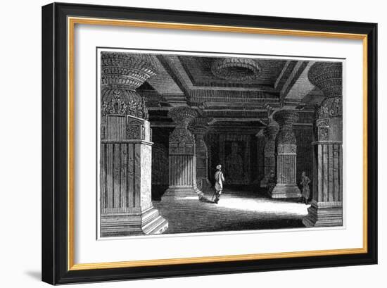 Caves of Ellora, India, 1847-Robinson-Framed Giclee Print