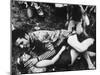 Cavorting Hippies 1967-null-Mounted Photographic Print