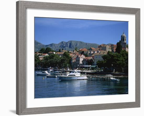 Cavtat Harbour, Dalmatia, Croatia, Europe-Nelly Boyd-Framed Photographic Print