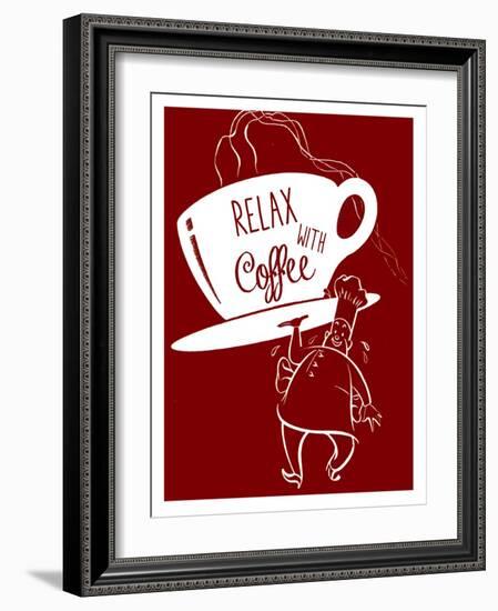 Cawfee-Vintage Apple Collection-Framed Giclee Print