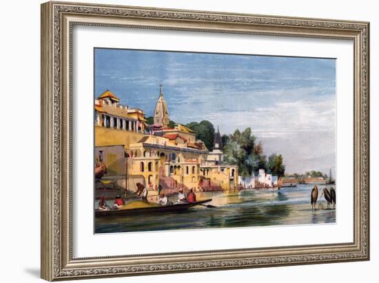 Cawnpore on the Ganges, India, 1857-William Carpenter-Framed Giclee Print