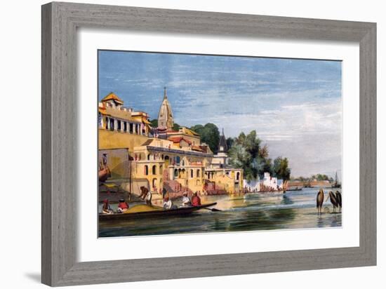 Cawnpore on the Ganges, India, 1857-William Carpenter-Framed Giclee Print