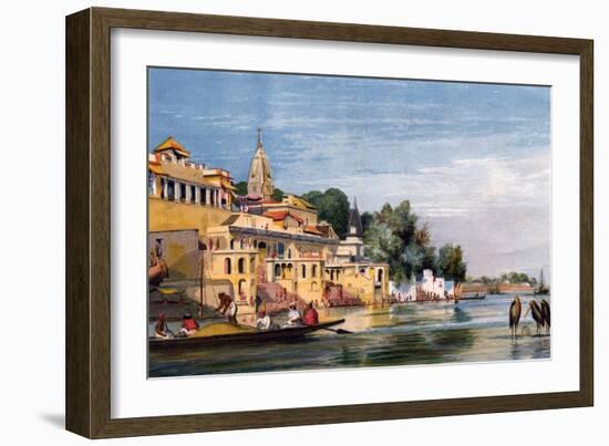 Cawnpore on the Ganges, India, 1857-William Carpenter-Framed Giclee Print