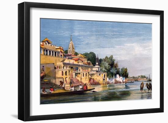 Cawnpore on the Ganges, India, 1857-William Carpenter-Framed Giclee Print