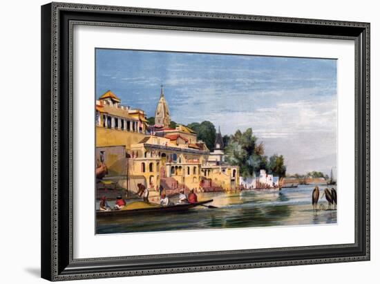 Cawnpore on the Ganges, India, 1857-William Carpenter-Framed Giclee Print