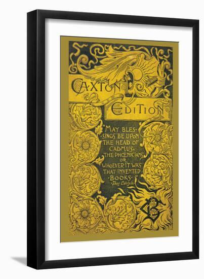 Caxton Edition-null-Framed Premium Giclee Print