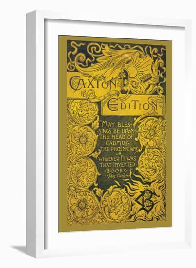 Caxton Edition-null-Framed Premium Giclee Print