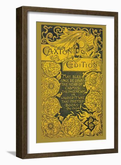 Caxton Edition-null-Framed Art Print
