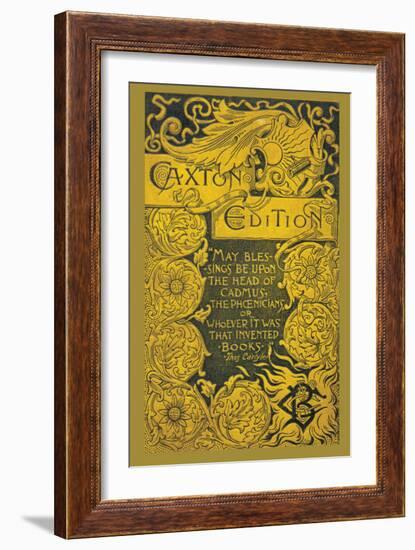 Caxton Edition--Framed Art Print