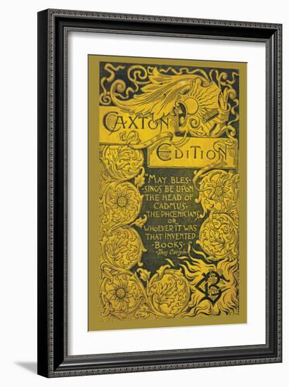 Caxton Edition--Framed Art Print