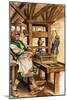 Caxton's Press (Gouache on Paper)-Peter Jackson-Mounted Giclee Print