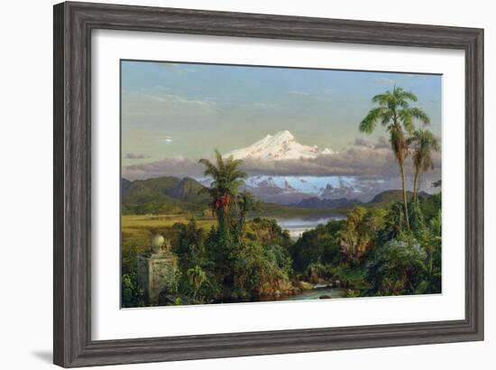 Cayambe, 1858-Frederic Edwin Church-Framed Giclee Print