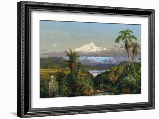 Cayambe, 1858-Frederic Edwin Church-Framed Giclee Print