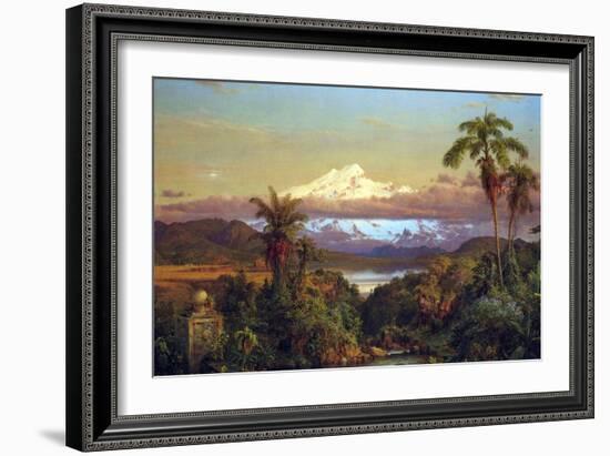 Cayambe, Ecuador-Frederic Edwin Church-Framed Art Print