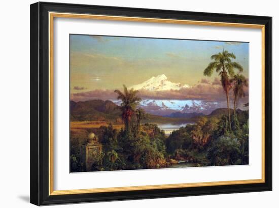 Cayambe, Ecuador-Frederic Edwin Church-Framed Art Print