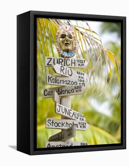 Caye Caulker, Belize-Russell Young-Framed Premier Image Canvas