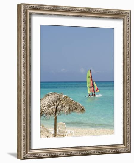 Cayo Santa Maria, Beach, Sol Cayo Santa Maria Resort, Cayo Santa Maria, Cuba-Michael DeFreitas-Framed Photographic Print