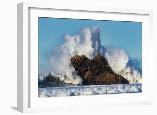 Cayucos Waves II-Lee Peterson-Framed Photo