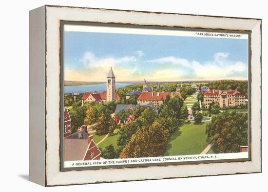 Cayuga Lake, Cornell University, Ithaca, New York-null-Framed Stretched Canvas