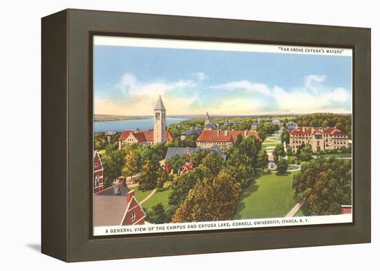 Cayuga Lake, Cornell University, Ithaca, New York-null-Framed Stretched Canvas