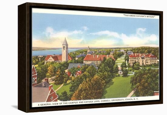 Cayuga Lake, Cornell University, Ithaca, New York-null-Framed Stretched Canvas