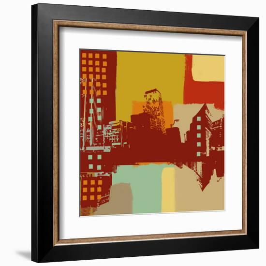 Ccosmopolitan and Modern City-Yashna-Framed Art Print