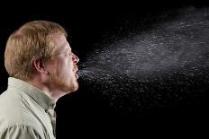 Man Sneezing-CDC-Framed Photographic Print