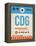 CDG Paris Luggage Tag 2-NaxArt-Framed Stretched Canvas