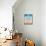 CDG Paris Luggage Tag 2-NaxArt-Framed Stretched Canvas displayed on a wall