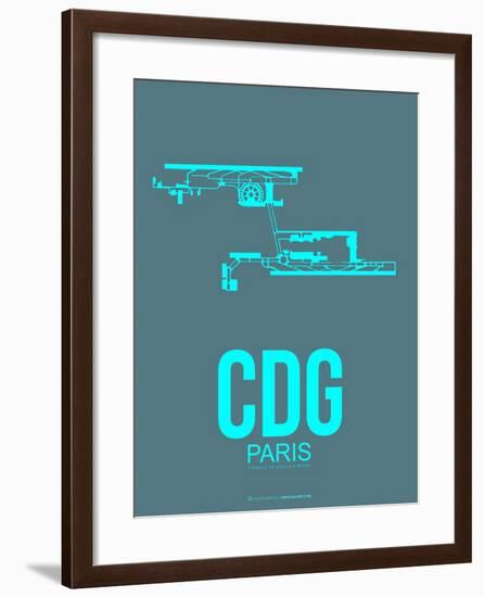 Cdg Paris Poster 1-NaxArt-Framed Art Print