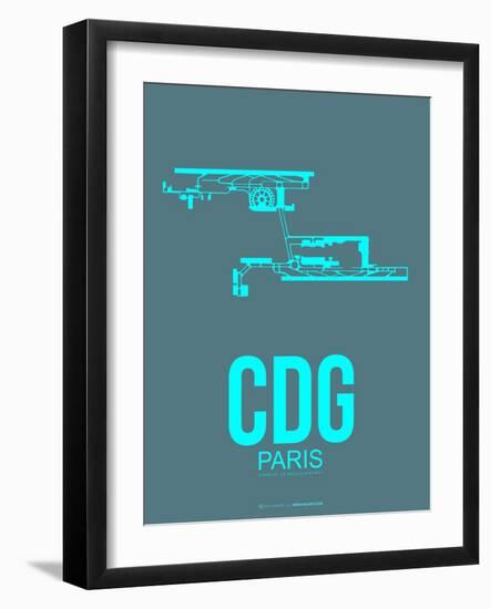 Cdg Paris Poster 1-NaxArt-Framed Art Print