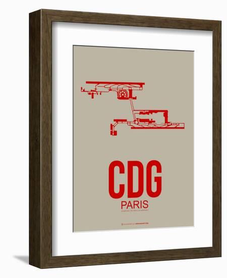 Cdg Paris Poster 2-NaxArt-Framed Art Print