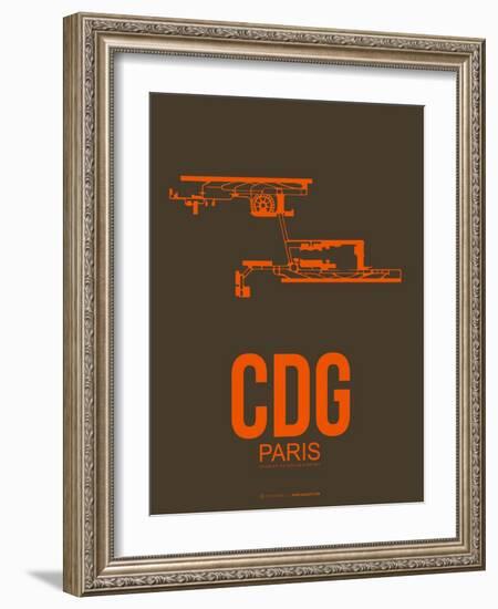 Cdg Paris Poster 3-NaxArt-Framed Art Print