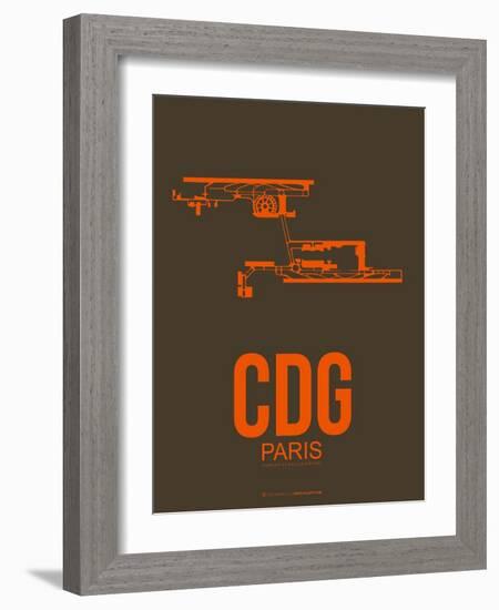 Cdg Paris Poster 3-NaxArt-Framed Art Print