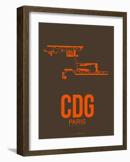 Cdg Paris Poster 3-NaxArt-Framed Art Print