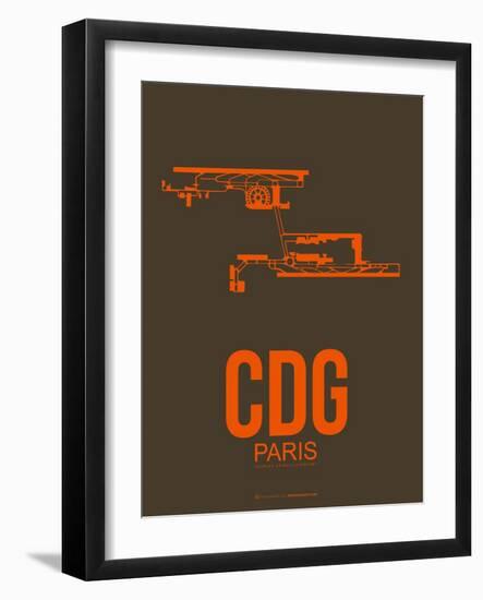 Cdg Paris Poster 3-NaxArt-Framed Art Print